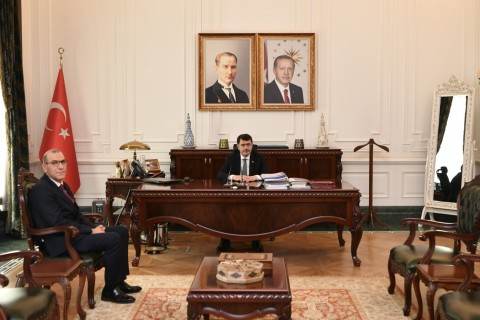 Ankara Valisi Sayın Vasip ŞAHİN'i ziyaret ettik.