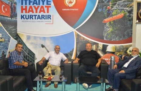 Büyük Ankara Festivalinde Ankara Büyükşehir Belediyesi İtfaiye Daire Başkanlığını ziyaret ettik.