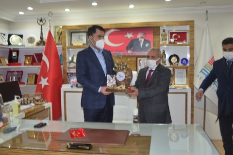 Çevre ve Şehircilik Bakanı Murat Kurum, Ayaş ilçemizi ziyaret etti.