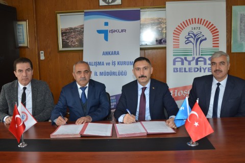 AYAŞ Belediyesi  İŞKUR ile Protokol İmzaladı