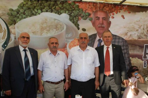 7. Uluslararası Büyük Ankara Festivali"nde Bala Belediyesi standını ziyaret ettiler.