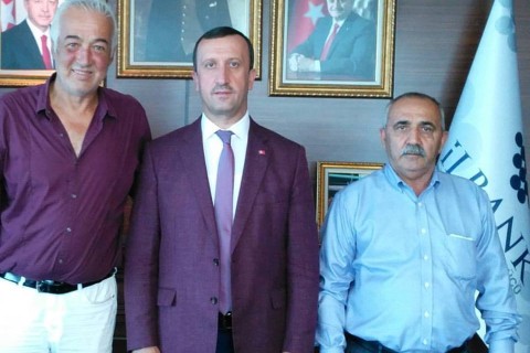 Başkanımız Burhan DEMİRBAŞ ve Ayaş Platformu Dernek Başkanı Ahmet SEZEN; İLBANK Genel Müd. Yusuf BÜYÜK 'ü makamında ziyaret etti